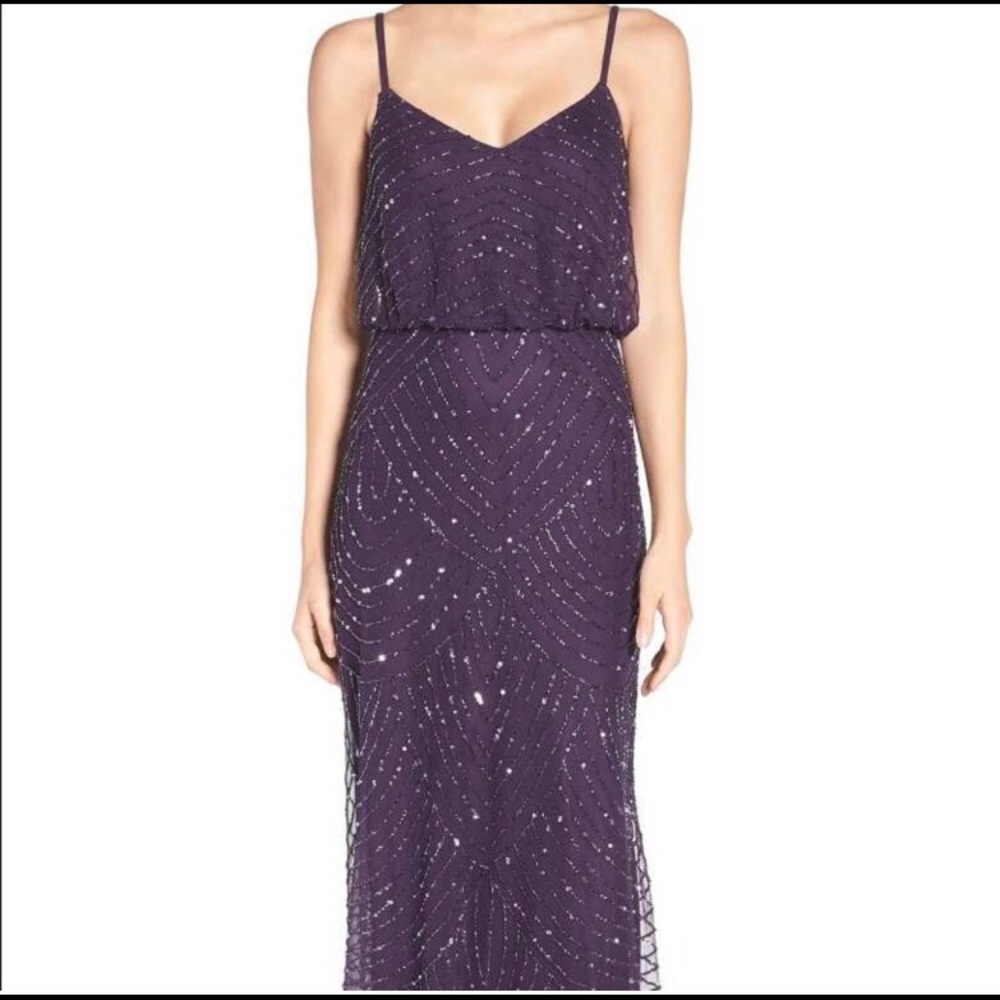 Adrianna Papell Beaded Gown